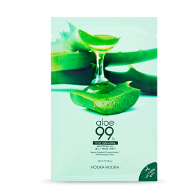 Aloe 99% Soothing Gel Jelly Mask Sheet (3-pcs) 